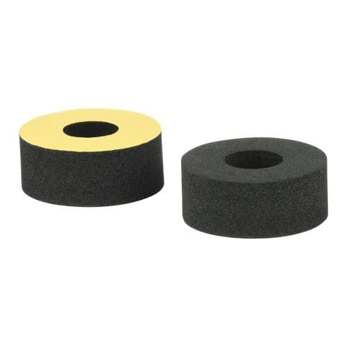 Adsamm® / 100 X Embouts Insert À Ailettes Feutre Noir 18 20 Mm Rond