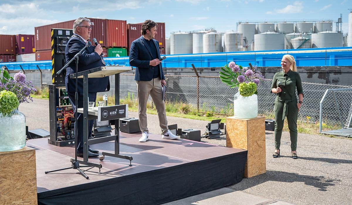 Opening zonnepark walstroom EKI Nijmegen Bruls