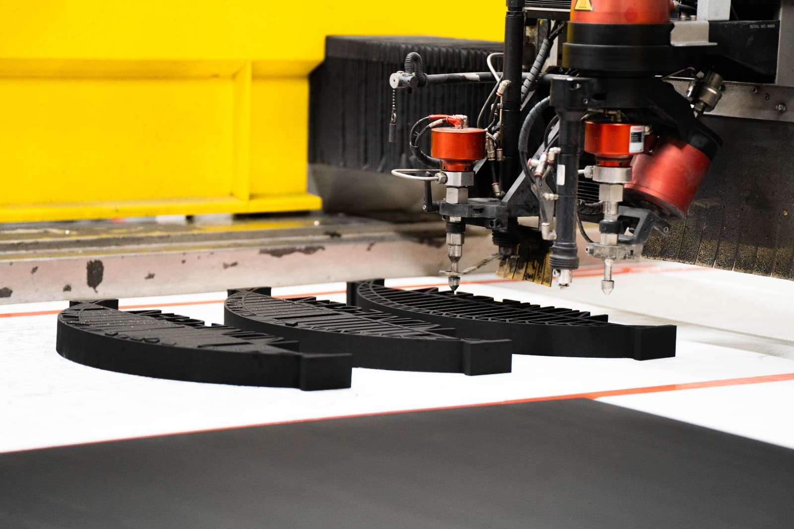 Productieproces Waalbrug waterstraalmachine